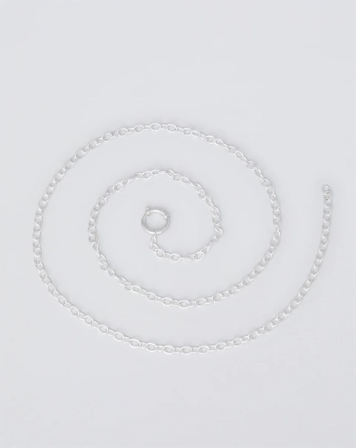 TRINE TUXEN CONTINUATION CHAIN BRASS SILVER PLATED